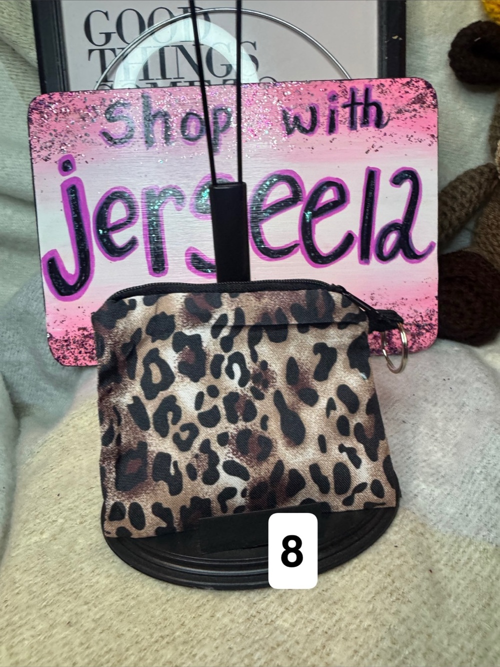 Leopard Print Coin Pouch - - Picture 8 of 10
